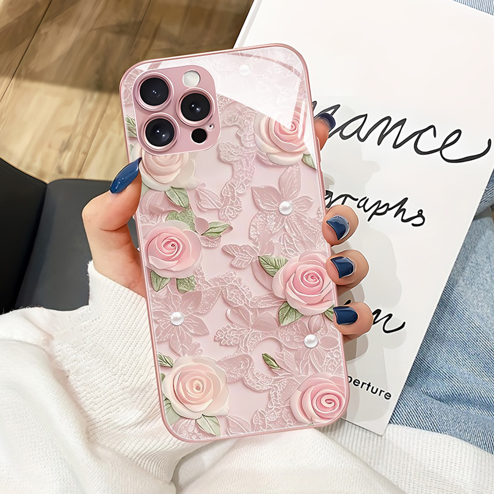 Vase Decor - Capa de Celular de Vidro Temperado