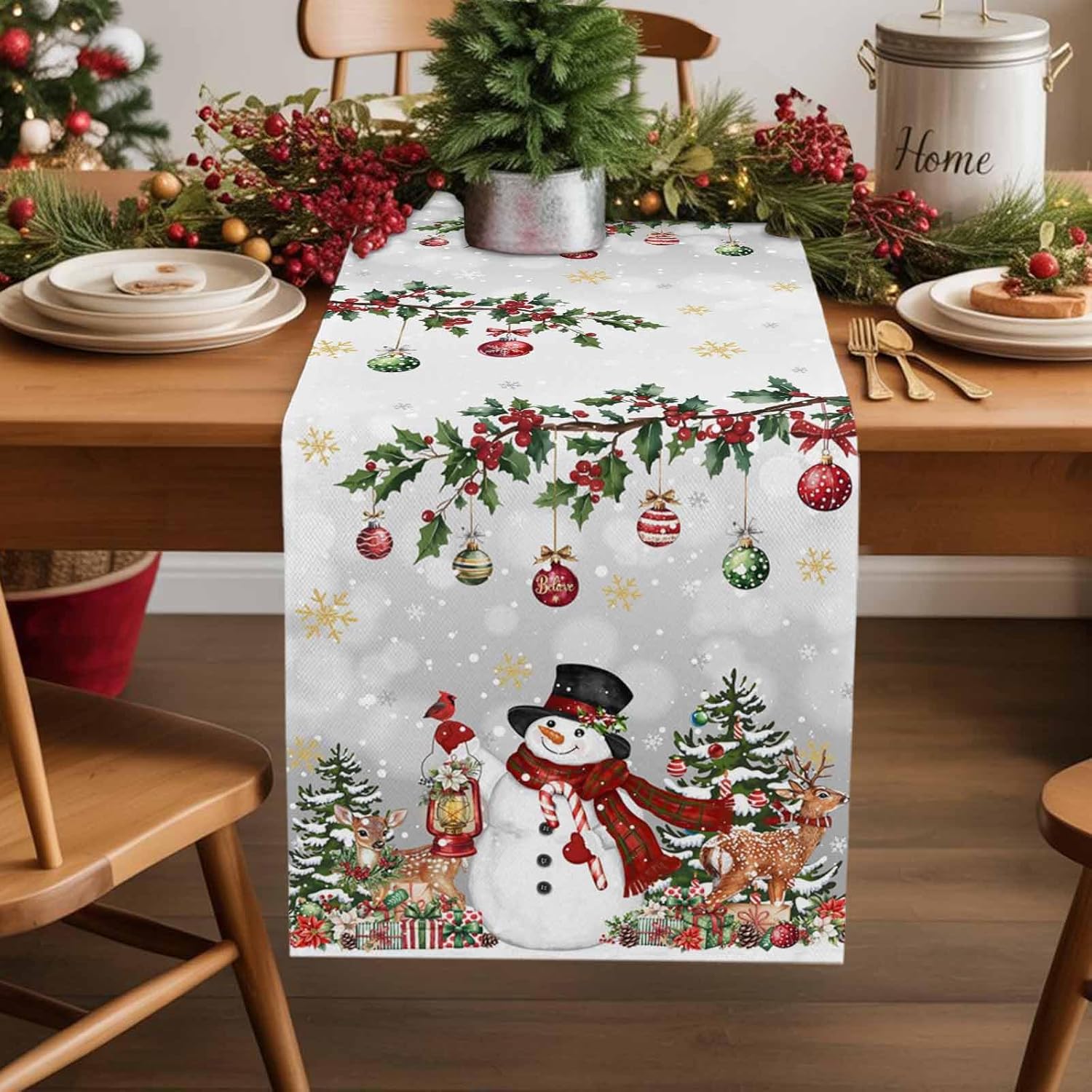 Table Runner - Caminho de Mesa de Linho com