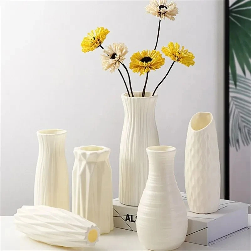 Interior Design Living Room - 1pc vaso de plástico nórdico simples