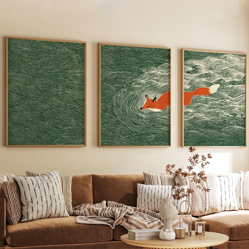 Conjunto de 3 peças de pintura - Abstract Canvas Set avaliação e preço