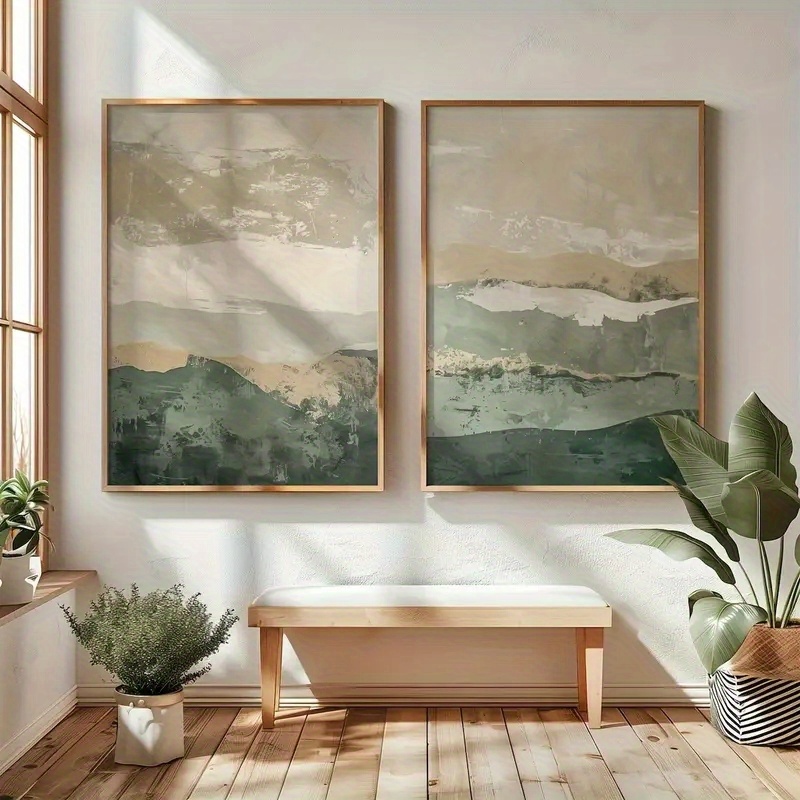 Conjunto de 2 Peças: Pôsteres  - Abstract Canvas Set avaliação e preço