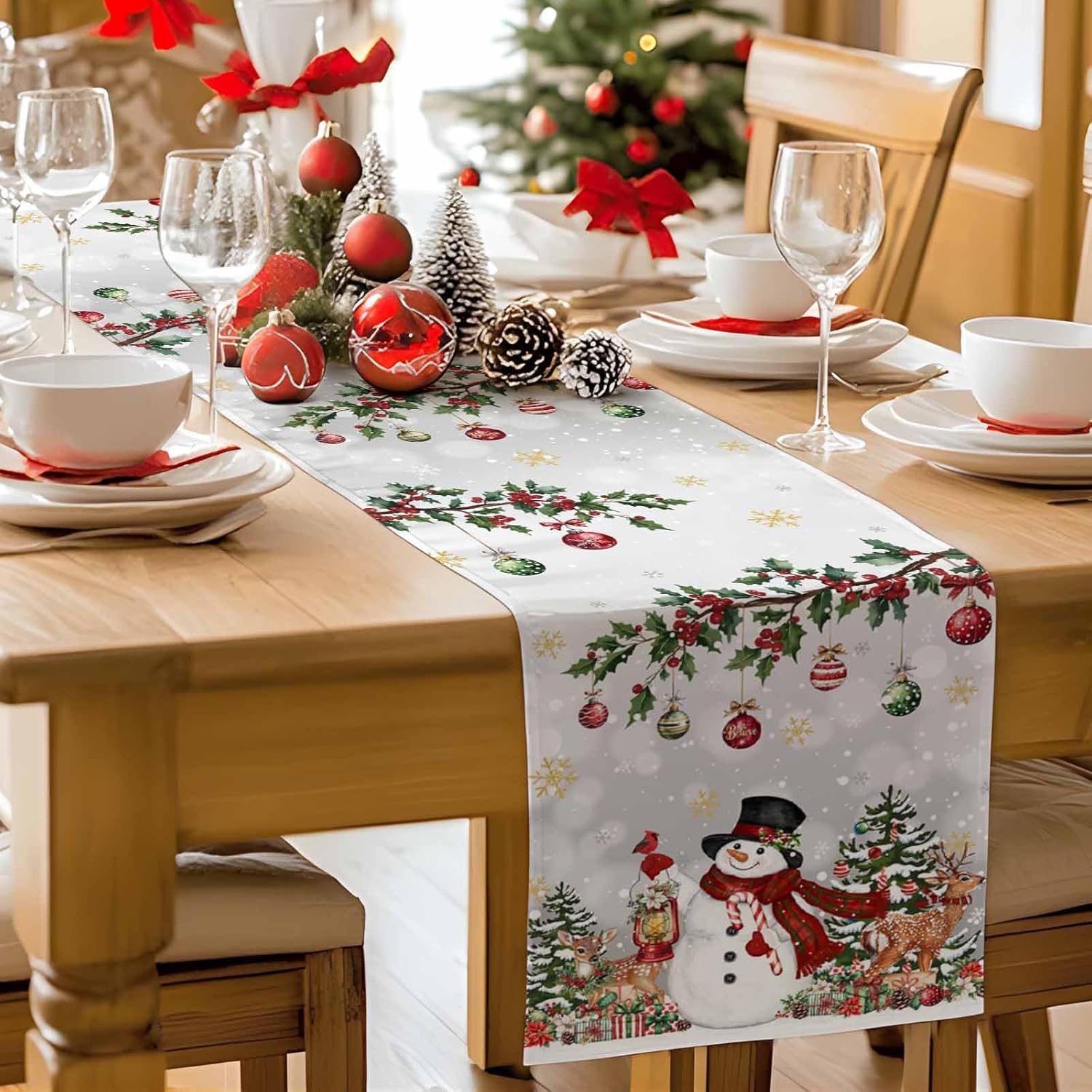 Caminho de Mesa de Linho com M - Table Runner avaliação e preço