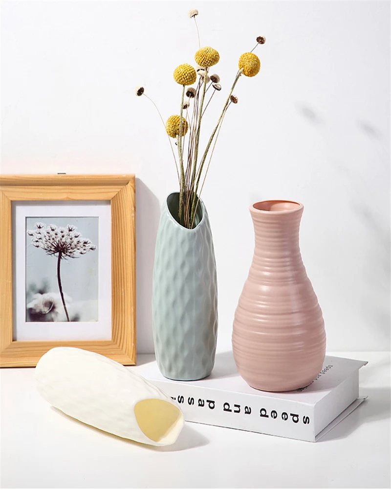 1pc vaso de plástico nórdico s - Interior Design Living Room avaliação e preço