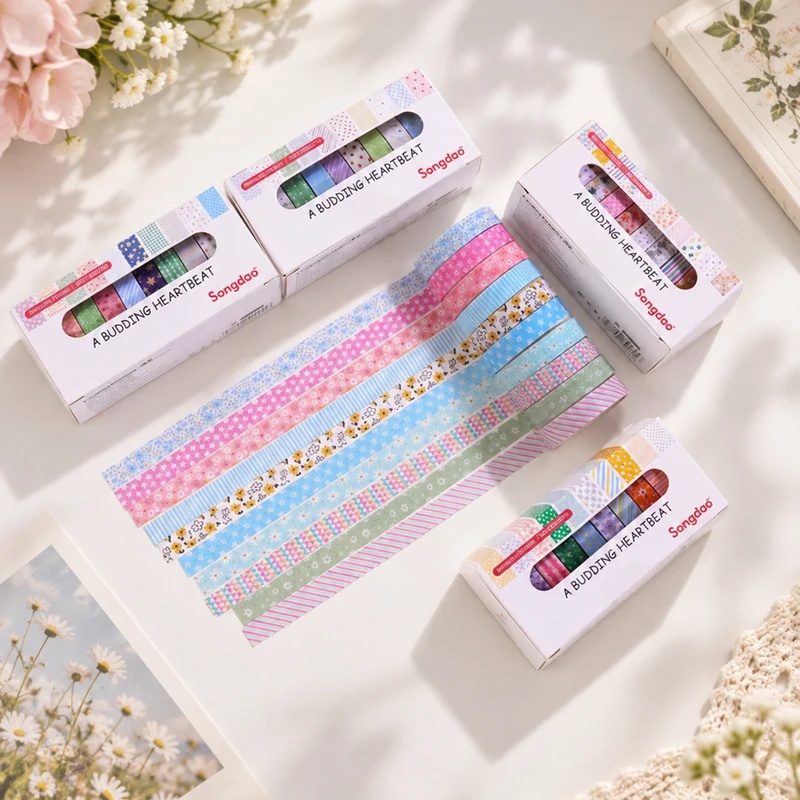 10 rolos de fita washi floral  - Wall Sticker avaliação e preço