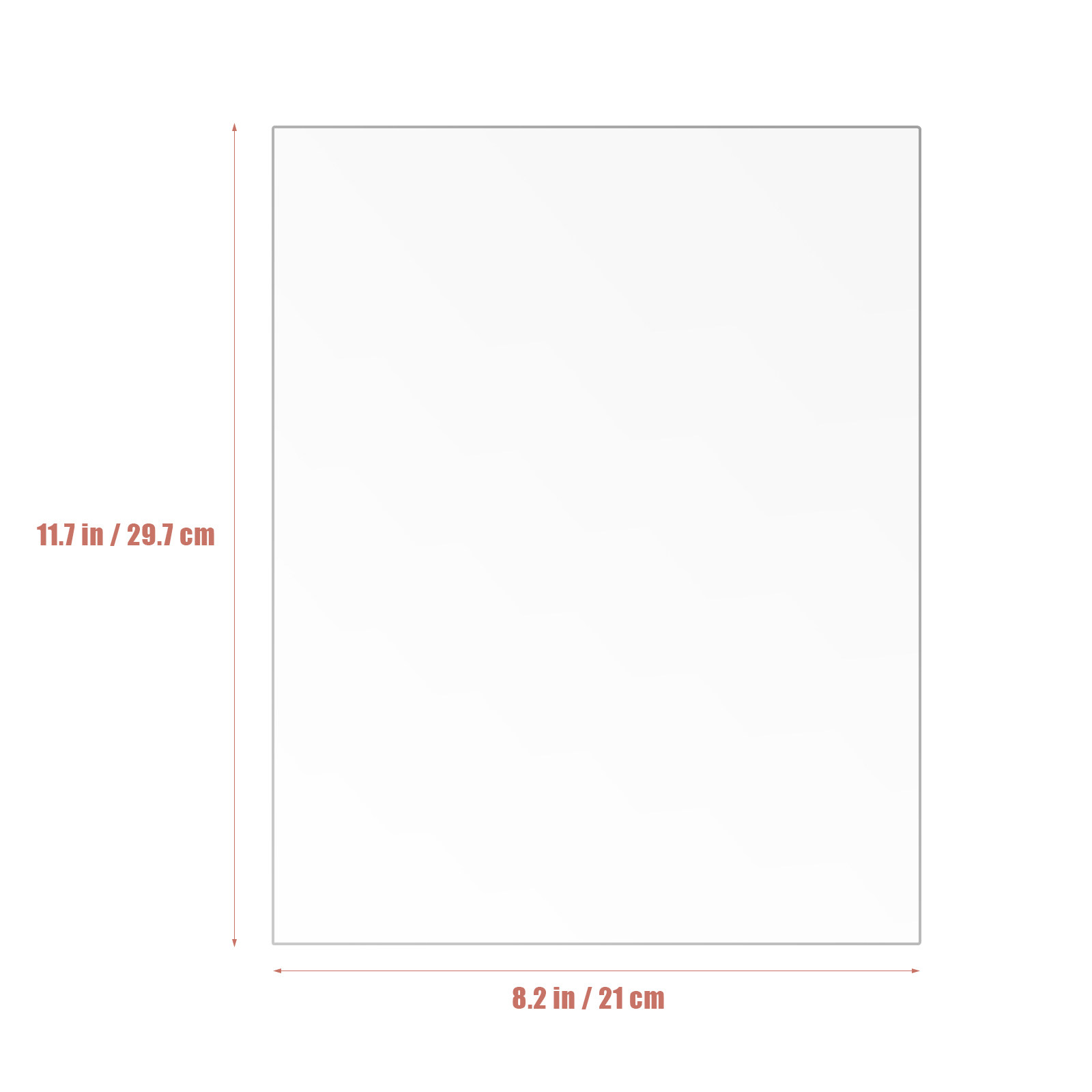 10 folhas de plástico transpar - Picture Frame avaliação e preço