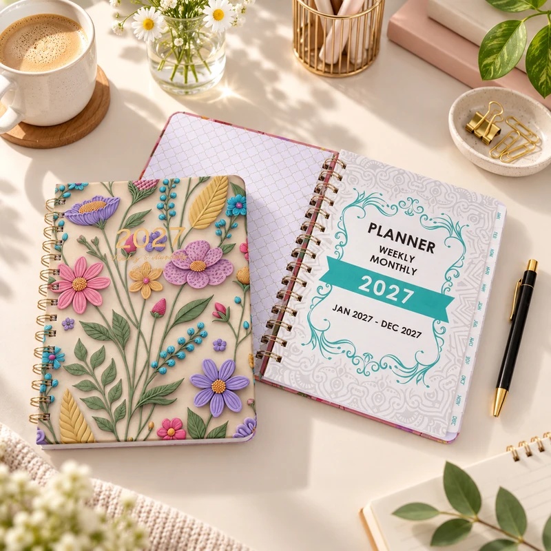 Agenda Espiral Semanal e Mensa - Wall Sticker avaliação e preço